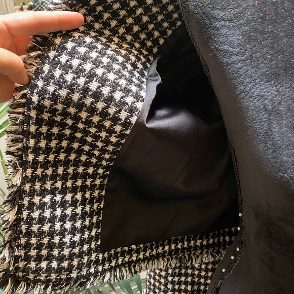 NWOT Kate Spade houndstooth jacket. Size 00 - Picture 3 of 5